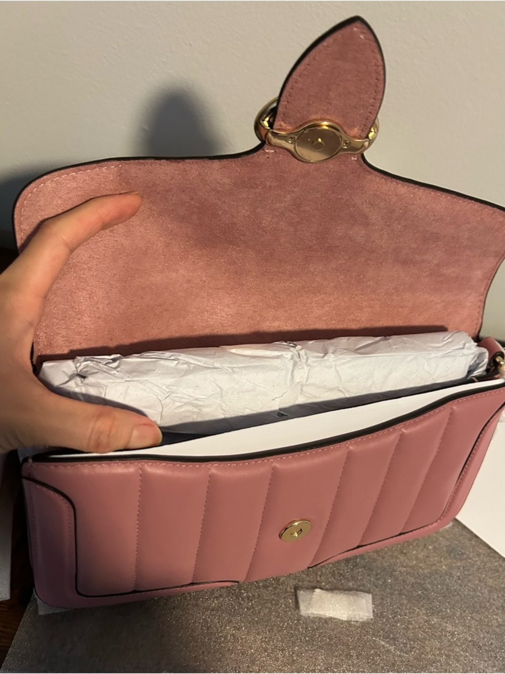 Coach Georgie Shoulder Bag With Puffy Quilting - Picture 9 of 10
